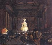 Walter Sickert Gatti's Hungerford Palace of Varieties:Second Turn of Katie Lawrence Sweden oil painting artist